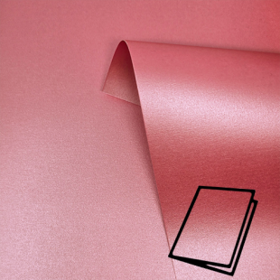 Raspberry Pink Pure Pearl Card Blanks Double Sided 300gsm