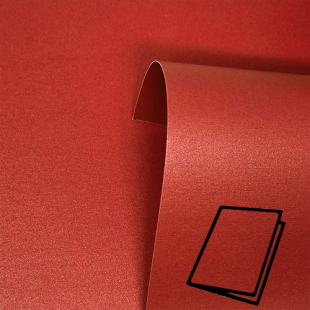 Ruby Red Pure Pearl Card Blanks Double Sided 300gsm
