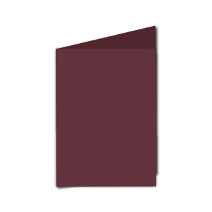 Claret Card Blanks Double Sided 250gsm-A6-Portrait