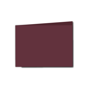 Claret Card Blanks Double Sided 250gsm-A6-Landscape