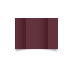 Claret Card Blanks Double Sided 250gsm-A6-Gatefold