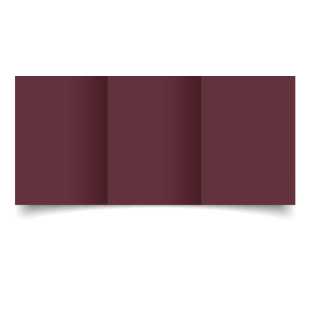 Claret Card Blanks Double Sided 250gsm-A6-Trifold