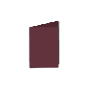 Claret Card Blanks Double Sided 250gsm-A7-Portrait