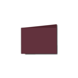 Claret Card Blanks Double Sided 250gsm-A7-Landscape