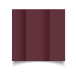 Claret Card Blanks Double Sided 250gsm-DL-Gatefold