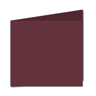 Claret Card Blanks Double Sided 250gsm-Large Square-Portrait