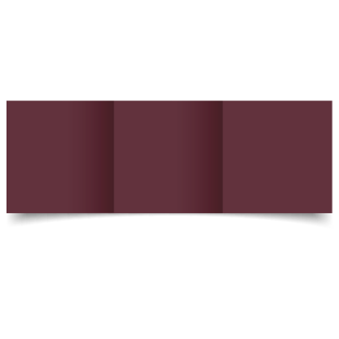 Claret Card Blanks Double Sided 250gsm-Large Square-Trifold