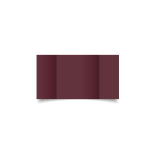Claret Card Blanks Double Sided 250gsm-Small Square-Gatefold