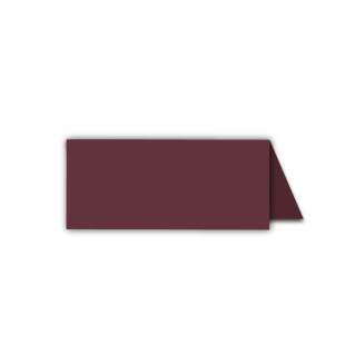 Claret Card Blanks Double Sided 250gsm-Place Card-Portrait