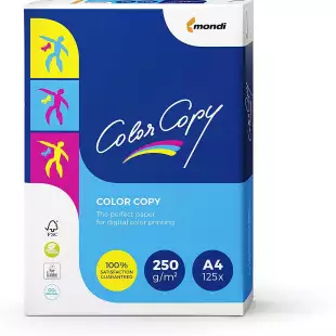 A4 (210x297mm) Mondi Color Copy White Card 250gsm 125 sheets