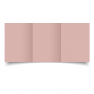 Baby Pink Card Blanks Double Sided 240gsm-A6-Trifold