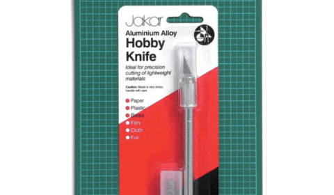 Jakar A5 Double Sided Cutting Mat with Hobby Knife and Spare Blades