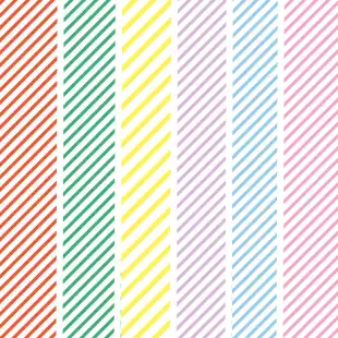 Assorted Colours Striped Card Pack 300gsm