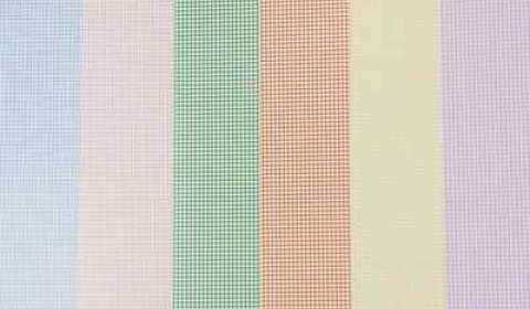 Assorted Colours Gingham Card Pack 300gsm
