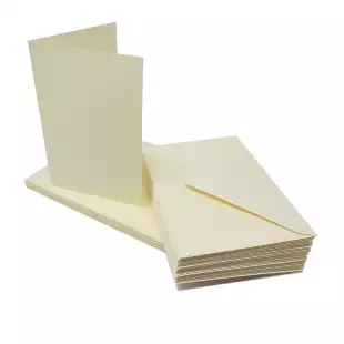 Arena Ivory Rough Card Blanks and Envelopes
