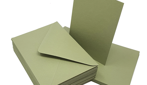 Verdigris Materica Double Sided 250gsm Card Blanks and Envelopes