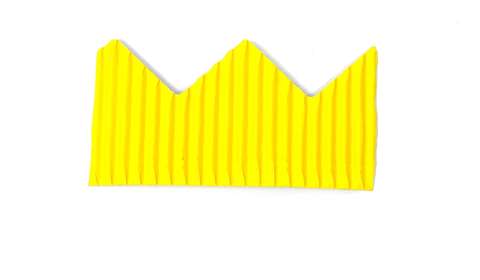 Zig Zag Bordette Roll 57mm x 15m - Canary