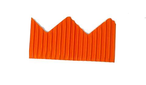 Zig Zag Bordette Roll 57mm x 15m - Orange