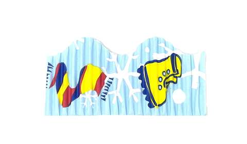 Bordette Border Roll 57mmx7.5m - Winter Fun