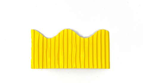 Bordette Roll 57mmx15m Scalloped - Canary