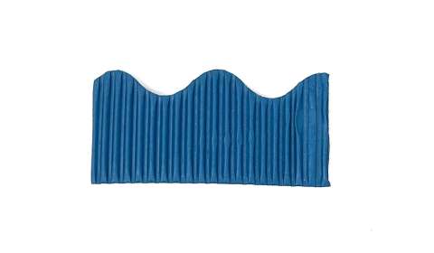 Bordette Roll 57mmx15m Scalloped - Royal Blue