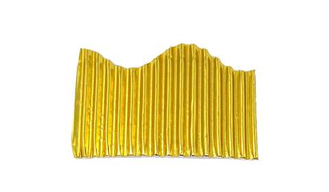 Bordette Roll 57mmx7.5m - Metallic Gold
