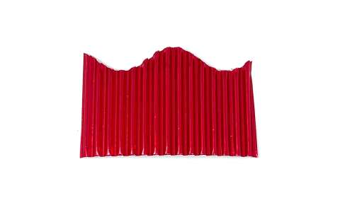 Bordette Roll 57mmx7.5m - Metallic Red