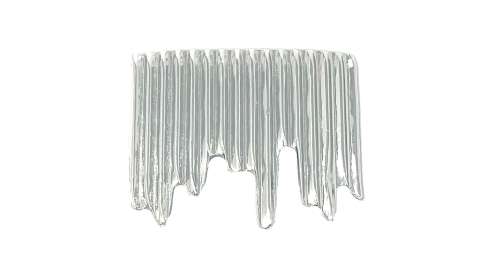 Bordette Icicles 70mmx7.5m - Metallic Silver
