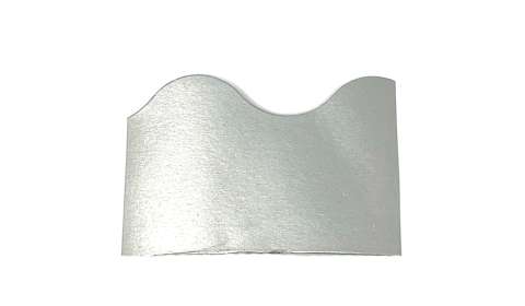 Educraft Scalloped Border Rolls 57mmx50m - Silver