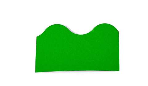 Educraft Scalloped Border Rolls 57mmx50m - Emerald