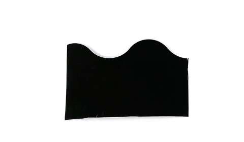 Educraft Scalloped Border Rolls 57mmx50m - Black