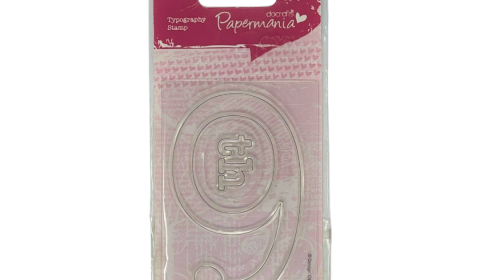 Typography Clear Stamp- 9