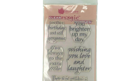 Brightening Your Day Clear Stamp Woodware