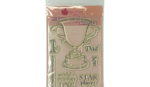 Winning Cup Clear 'Single' Stamp