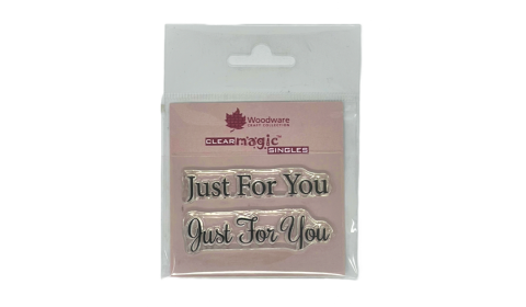Just For You Clear Stamp