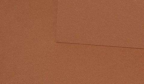 Terracotta Brown Materica Card 250gsm