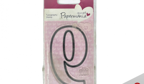 60X90mm Typography Clear Stamp- 9