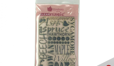 Tree Names - Clear 'Single' Stamp