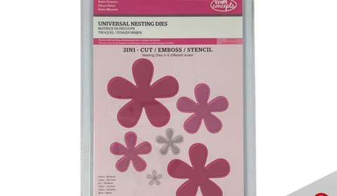 Nesting Dies Retro Flowers (6Pcs)
