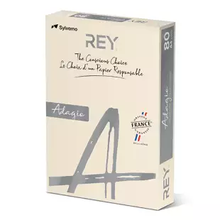 A4 (210x297mm) Rey Adagio Ivory 80gsm | 500 Sheets