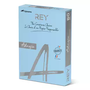 A4 (210x297mm) Rey Adagio Bright Blue 80gsm | 500 Sheets