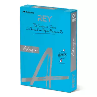 A4 (210x297mm) Rey Adagio Deep Blue 80gsm | 500 Sheets
