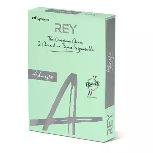 A4 (210x297mm) Rey Adagio Green 160gsm | 250 Sheets