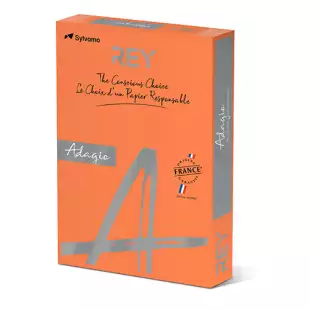 A4 (210x297mm) Rey Adagio Orange 160gsm | 250 Sheets