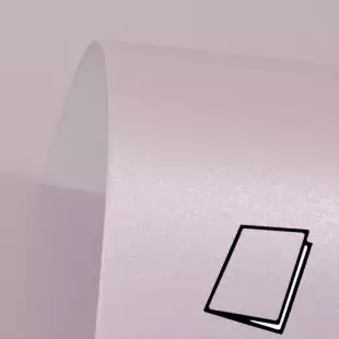 Powder Purple Pure Pearl Card Blanks One Sided 300gsm