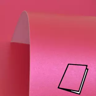 Royal Pink Pure Pearl Card Blanks One Sided Pearlised 300gsm