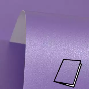 Lavender Purple Pure Pearl Card Blanks One Sided 300gsm