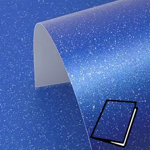 Yale Blue Pure Pearl Sparkle Card Blanks One Sided 300gsm