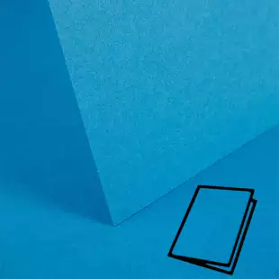 Ocean Blue Card Blanks Double Sided 240gsm