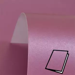 Wild Berry Purple Pure Pearl Card Blanks Single Sided 300gsm